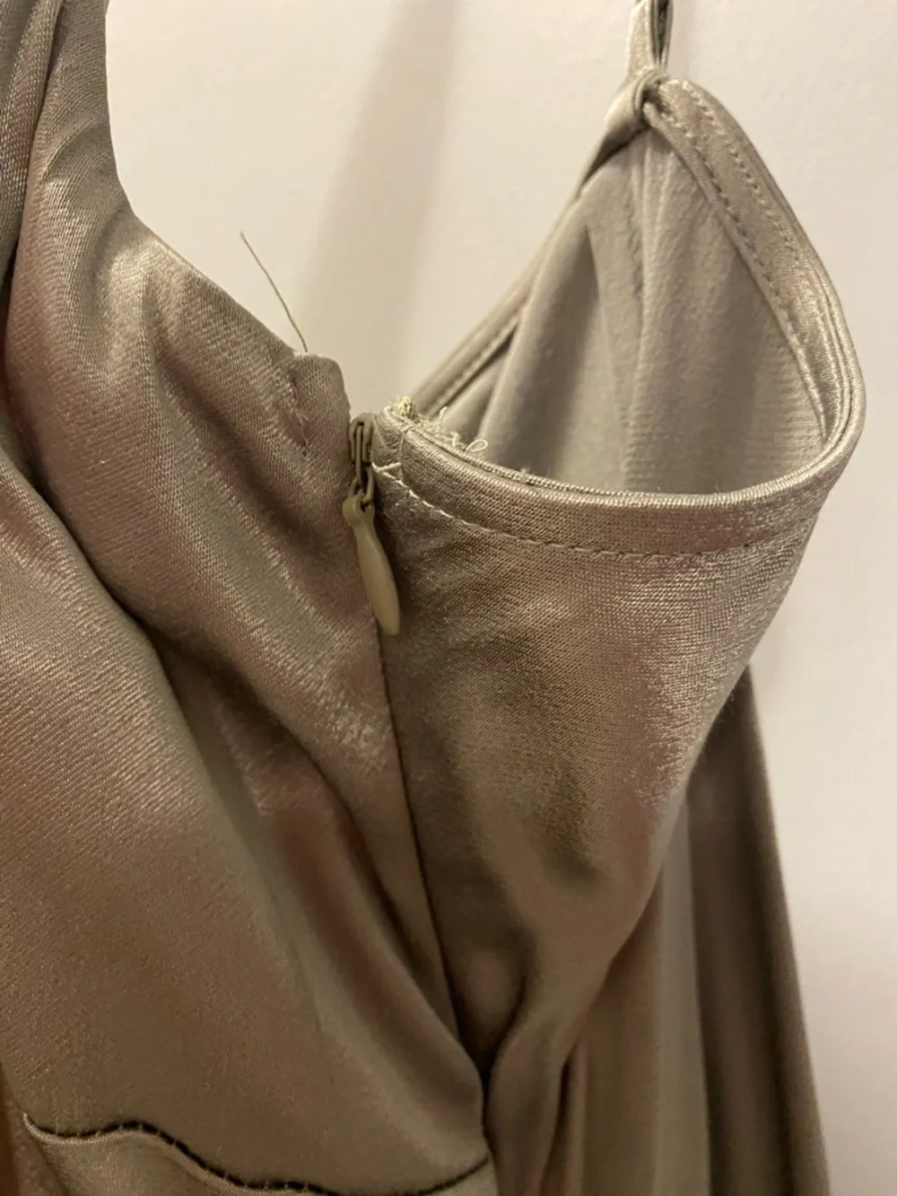 Dynamite Shimmery Slip Dress - Picture 4 of 6